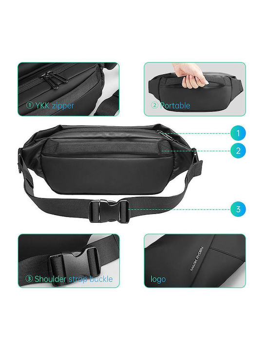 Bum Bag pentru Talie Negru