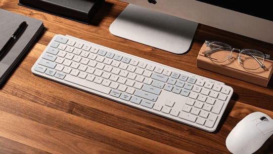 B6 Pro B6P-K11 Wireless Bluetooth Keyboard Only English US Retro Blue