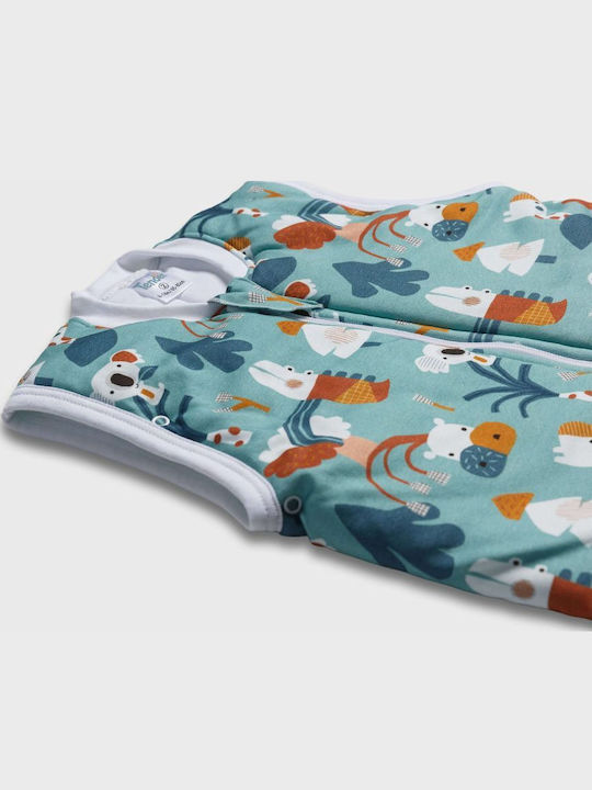 Tender Winter Sleeping Bag with Feet Classic 2.5 Tog Turquoise with Detachable Sleeves