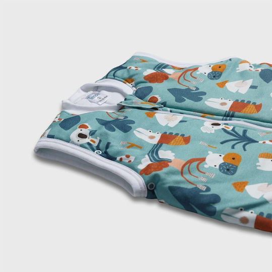 Tender Winter Sleeping Bag with Feet Classic 2.5 Tog Turquoise with Detachable Sleeves