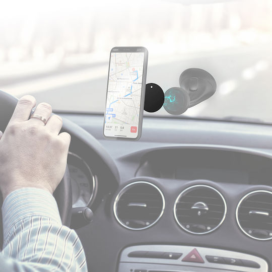 Bigben Pachet 2 Plăcuțe Metalice Atașament Suport Auto Magnetic Negru