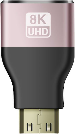 Linq 8K UHD HDMI Female to Mini HDMI Male Video Adapter Black