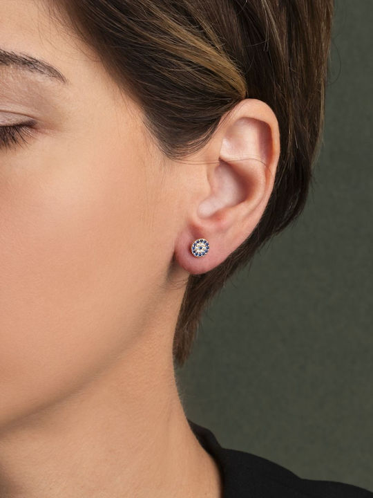 George Art Jewels Ohrringe aus Gold 9K Blue