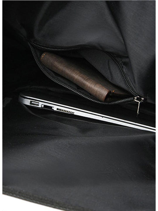 Amber Αδιάβροχη Τσάντα Πλάτης για Laptop 15.6" σε Μαύρο χρώμα VIDAM2045DARKGRAY3