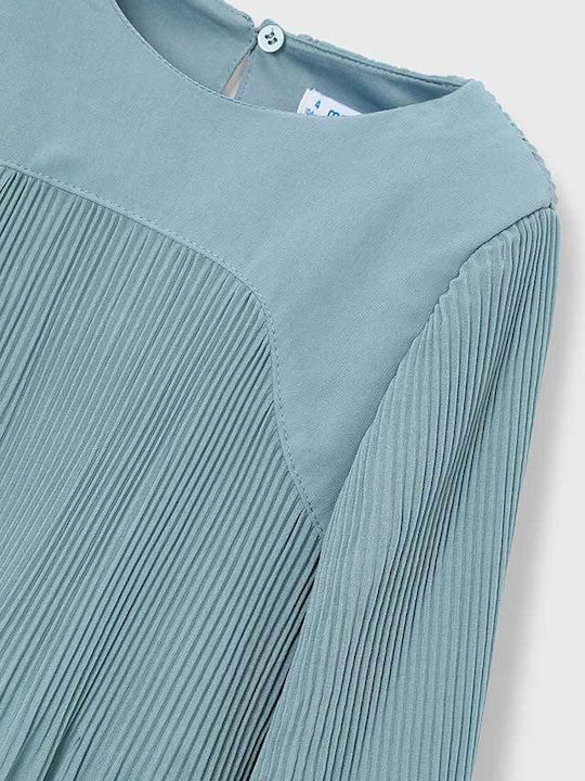 Kinderkleid Langärmelig Mint, Green