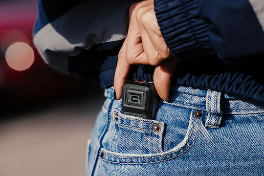 Crosscall X-command Universale Bluetooth Fernbedienung Mit 3 Programmierbaren Tasten Schwarz