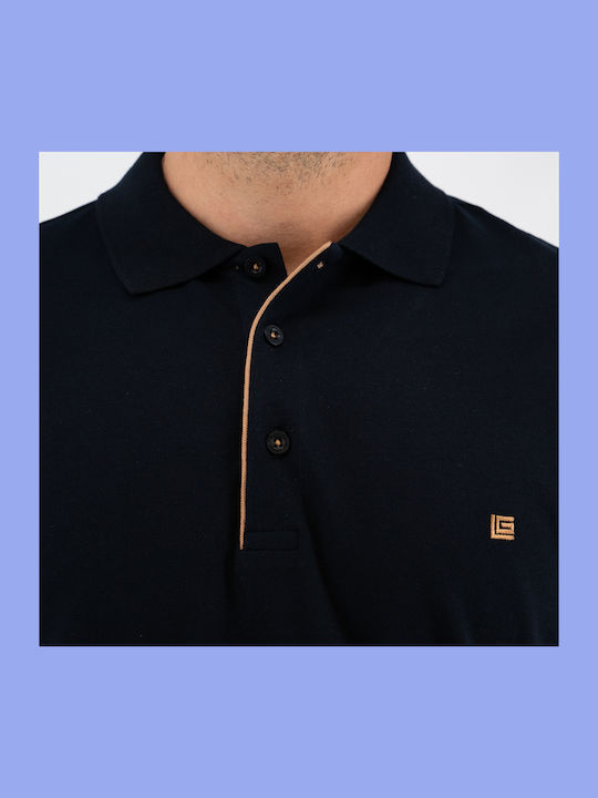 Polo Short Sleeve Blouse Navy Blue