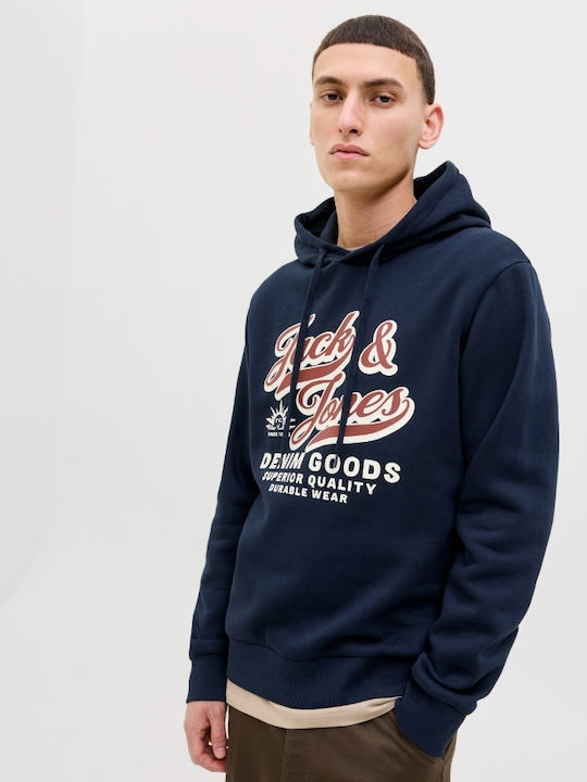 Sweatshirt mit Kapuze Marineblau