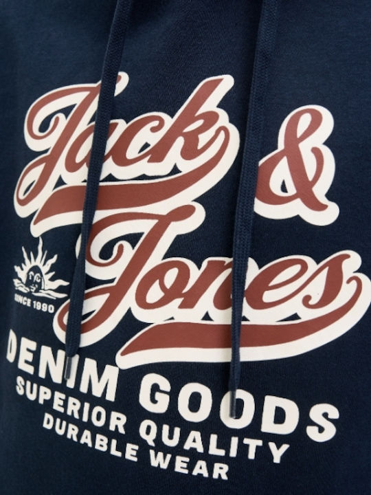 Sweatshirt mit Kapuze Marineblau