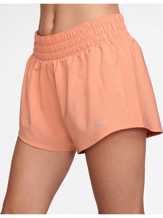 One Women's Sporty Shorts Dri-Fit Orange
