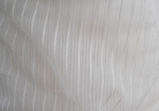 Saray Home Κουρτίνα με Τρέσα Λευκή 100x220εκ.