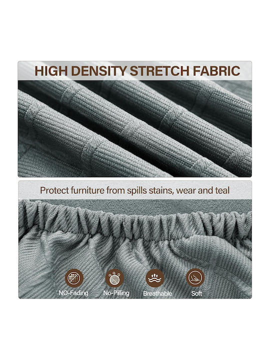 Impermeabil Husă Elastică Scaun Gray 2buc