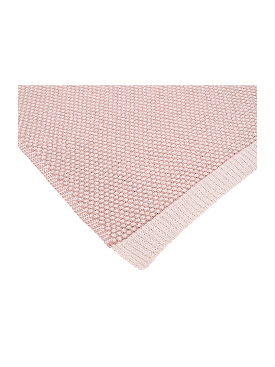 Liolios Home Blanket Nursery Swaddling Blankets Cotton Pink 80x100cm