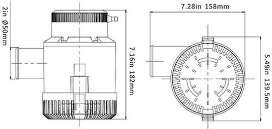 Антлия Bilge за Скъф 24V