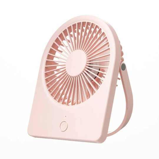 Mini Ventilator Portabil Ct-108 Usb 2w Compact Ușor Set Autocolant Roz