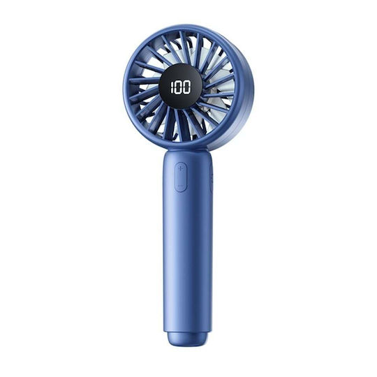 Ventilator Mini Portabil Ct-110 5 Viteze Usb-c Compact Ușor Set Autocolant Albastru
