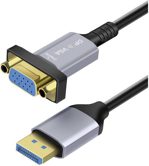 Linq DisplayPort la VGA Full HD 1080p Cablu Adaptor Negru