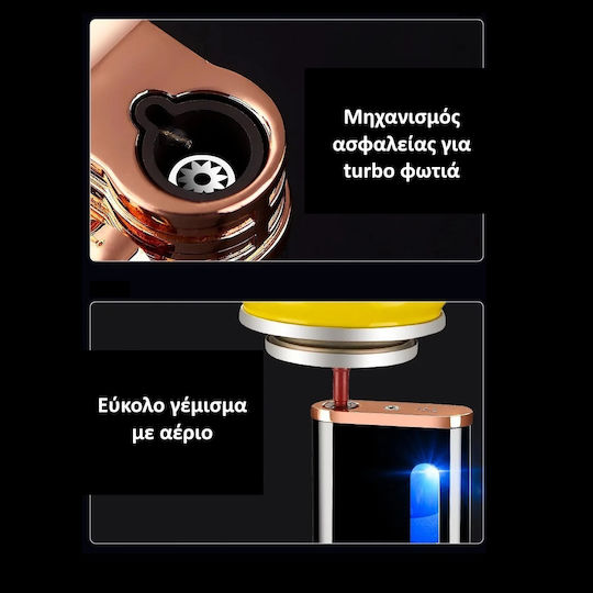 Panora Brichetă Flacără în culoarea Negru