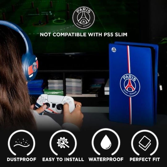 Placă De Protecție Konix Psg Ps5 Din Silicon Rezistentă La Șocuri Și Zgârieturi Albastră