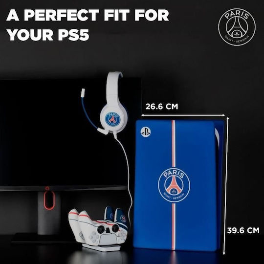 Placă De Protecție Konix Psg Ps5 Din Silicon Rezistentă La Șocuri Și Zgârieturi Albastră