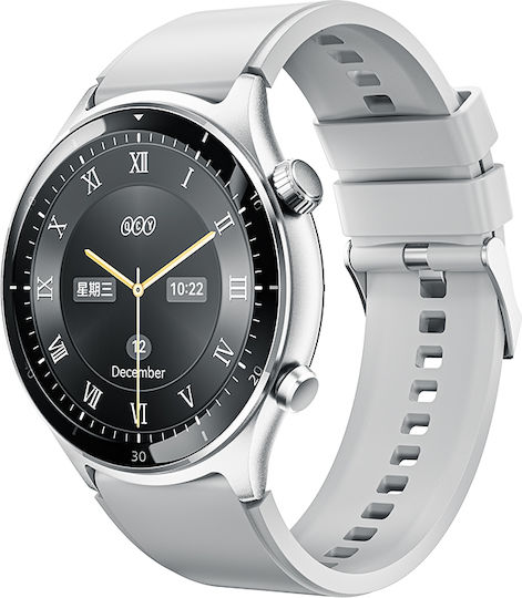 QCY Active GT S7 Stainless Steel Smartwatch with Heart Rate Monitor (Black)