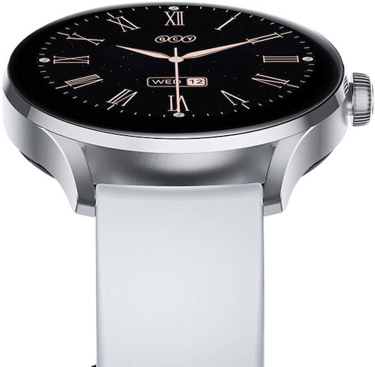 QCY Elite S11 Smartwatch with Heart Rate Monitor (Gray - Small)