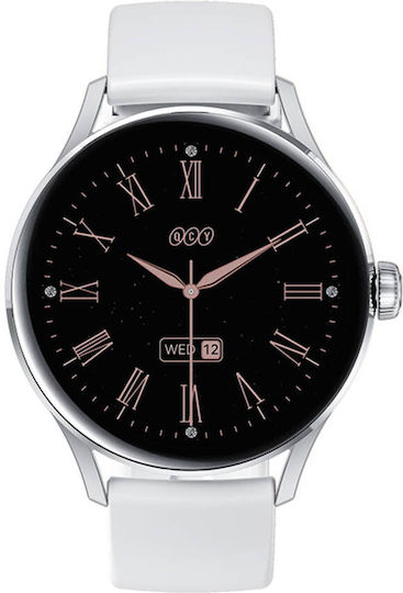 QCY Elite S11 Smartwatch with Heart Rate Monitor (Gray - Small)