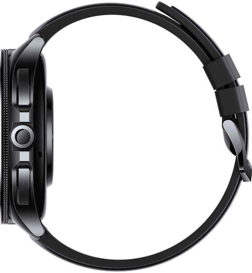 Xiaomi Watch 2 Pro Stainless Steel 48mm Αδιάβροχο με Παλμογράφο (Μαύρο)