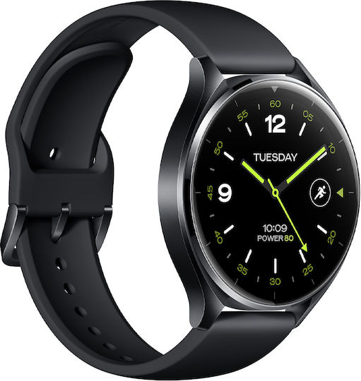 Xiaomi Watch 2 47mm Αδιάβροχο με Παλμογράφο (Black)
