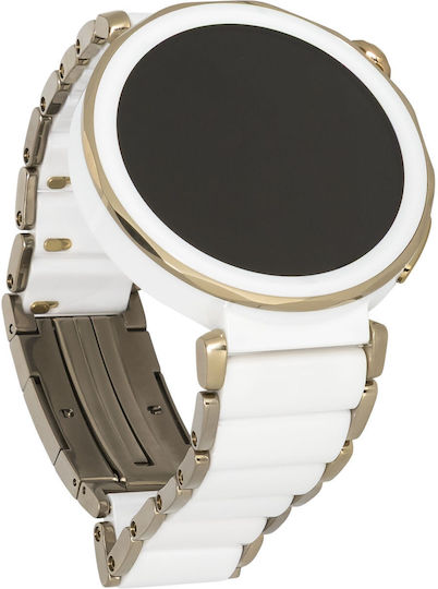 Huawei Watch GT 5 Pro Keramik 42mm Wasserdicht mit Pulsmesser (Ceramic White)