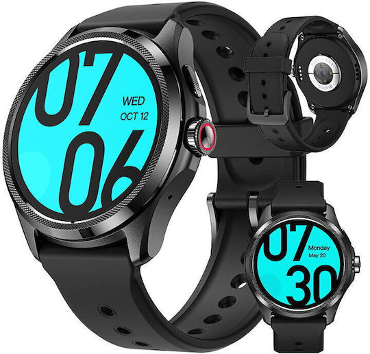 Ticwatch Pro 5 Aluminium 48mm Waterproof Smartwatch with Heart Rate Monitor (Black)