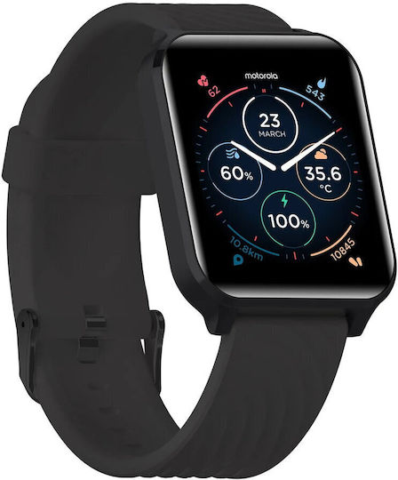 Motorola Moto Watch 70 43mm with Heart Rate Monitor (Phantom Black)