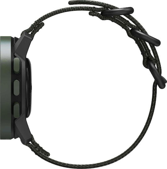 Suunto 9 Peak Pro Titanium 43mm Αδιάβροχο Smartwatch με Παλμογράφο (Forest Green)