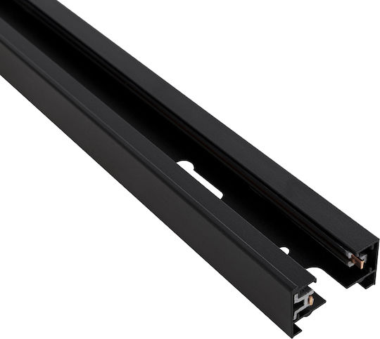 GloboStar Mounting Rail for Spotlights made of Aluminum Black 60984-3M