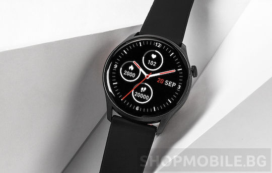 Colmi Sky 8 49mm Smartwatch με Παλμογράφο (Μαύρο)