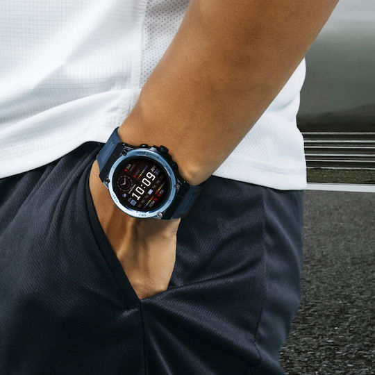 Reflex Active Series 39 48mm Smartwatch με Παλμογράφο (Μαύρο)