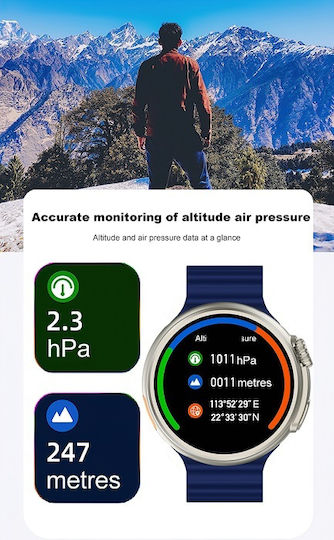 Z78 Ultra 49mm Smartwatch (Portocaliu)