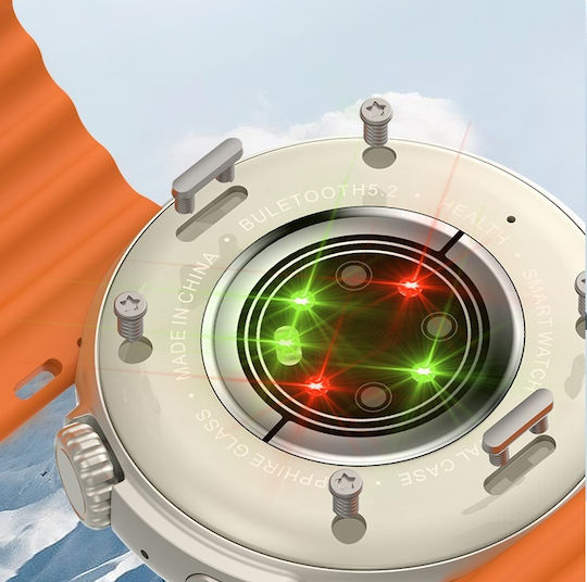 Z78 Ultra 49mm Smartwatch (Portocaliu)
