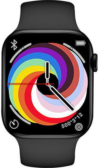 XO M18 Smartwatch with Heart Rate Monitor (Black)