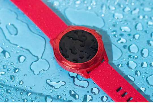 Forever Colorum CW-300 43mm Smartwatch με Παλμογράφο (Magenta)