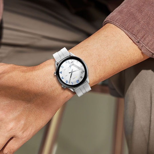Hoco Y7 Smartwatch με Παλμογράφο (Ασημί)