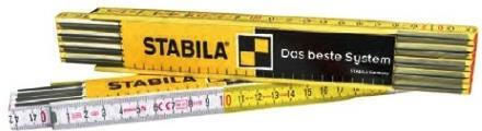 Metru Din Lemn 2m Stabila Multicolor