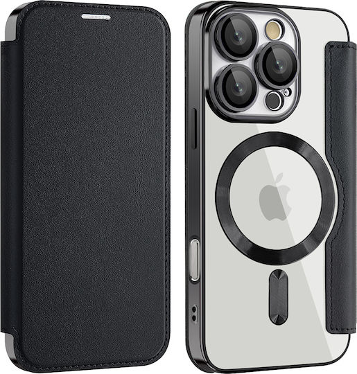 Techsuit Buchen Sie Silikon Schwarz (iPhone 17 Pro / iPhone 16 Pro)