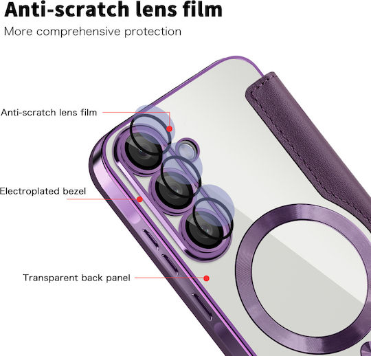 Techsuit Buchen Sie Silikon Lila (Galaxy A56)