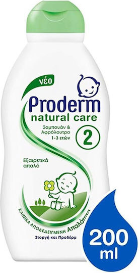 Proderm 2 σε 1 Σαμπουάν & Αφρόλουτρο 200ml