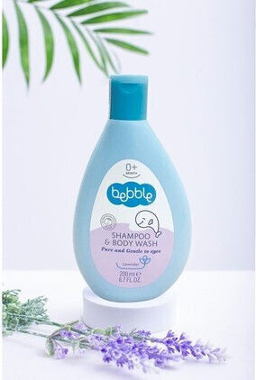 Bebble Șampon și gel de duș 2 în 1 cu Lavandă 200ml