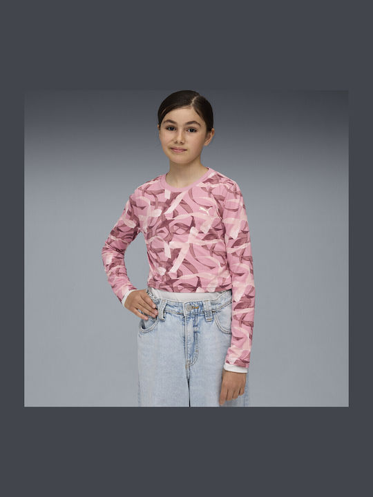 Kinderhemd Langarm Rosa