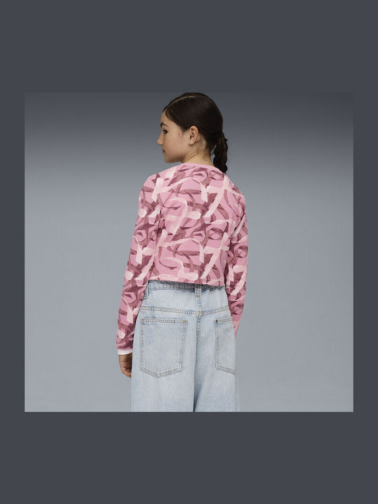 Kinderhemd Langarm Rosa