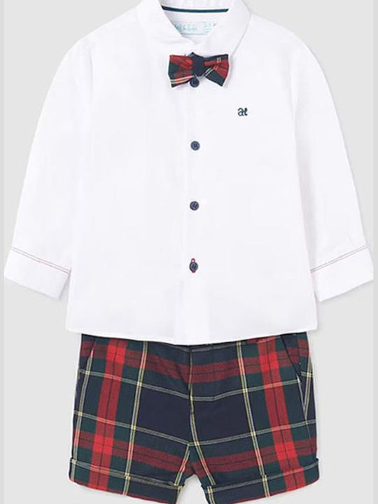 Kids' Set with Pants Winter 2pcs Plaid