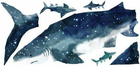RoomMates Decor Kinder Wandsticker Wand Shark